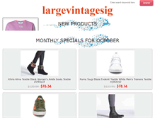 Tablet Screenshot of largevintagesigns.com